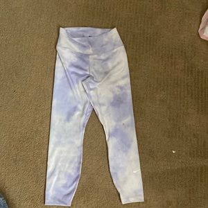 Nike two-piece set white and purple tie-dye